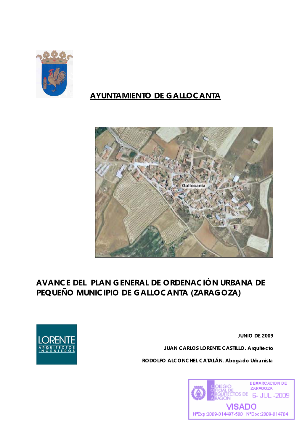 Ayuntamiento De Gallocanta Avance Del Plan General De Ordenación