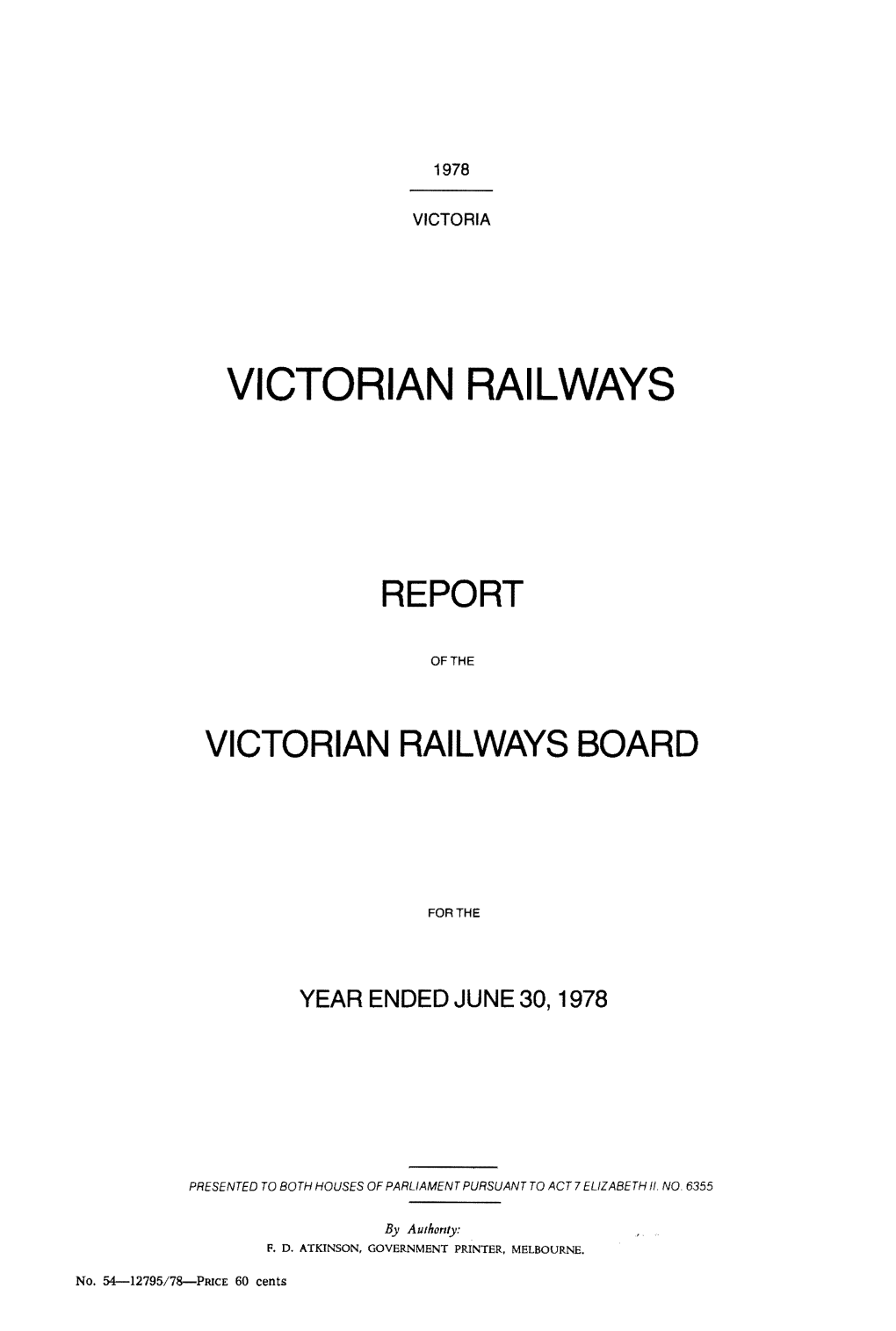 VR Annual Report 1978