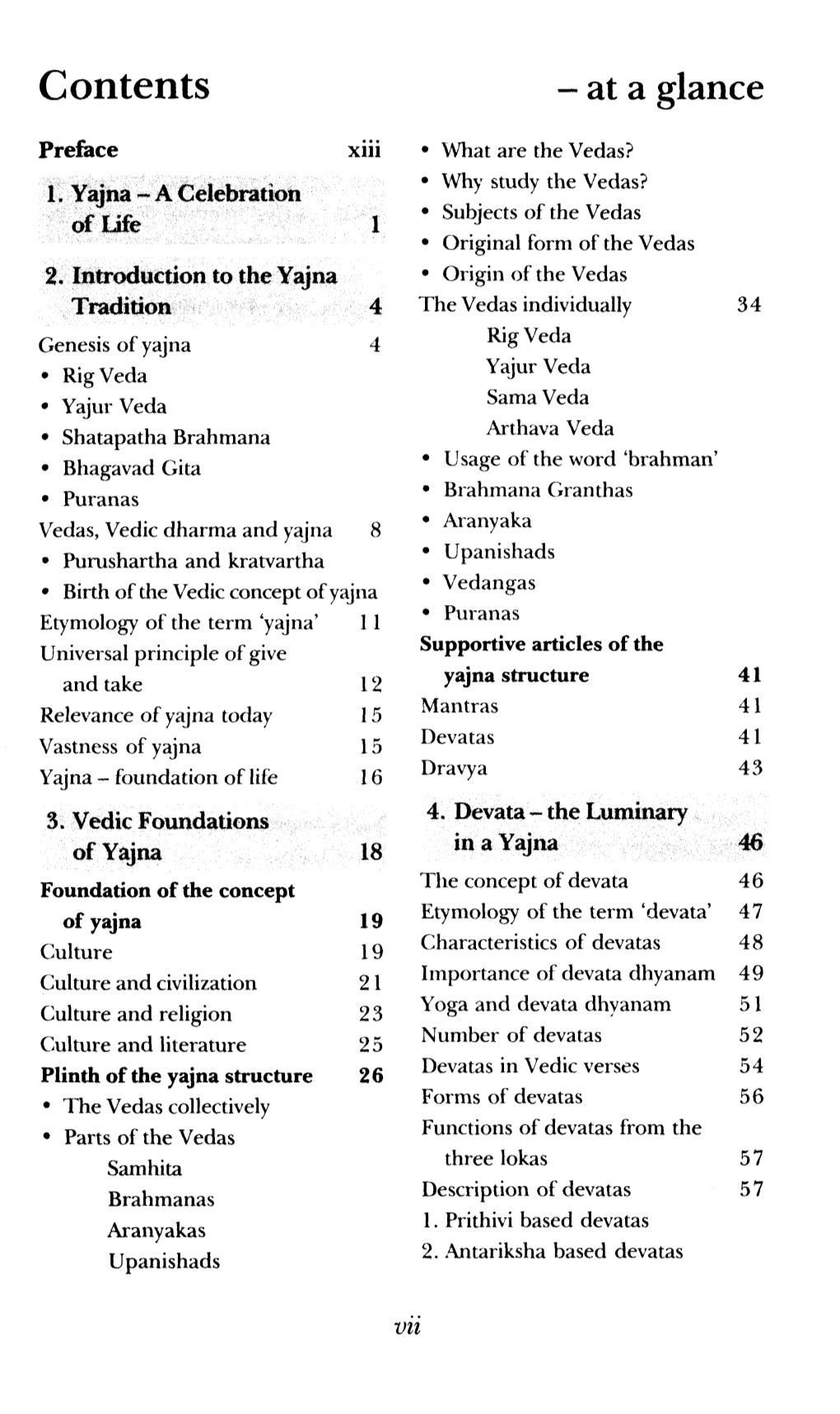 Contents - at a Glance