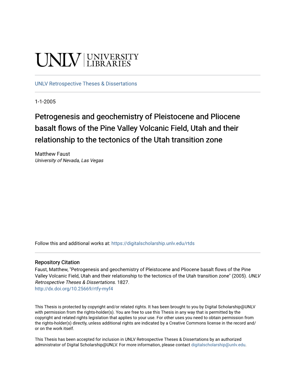 Petrogenesis and Geochemistry of Pleistocene and Pliocene Basalt