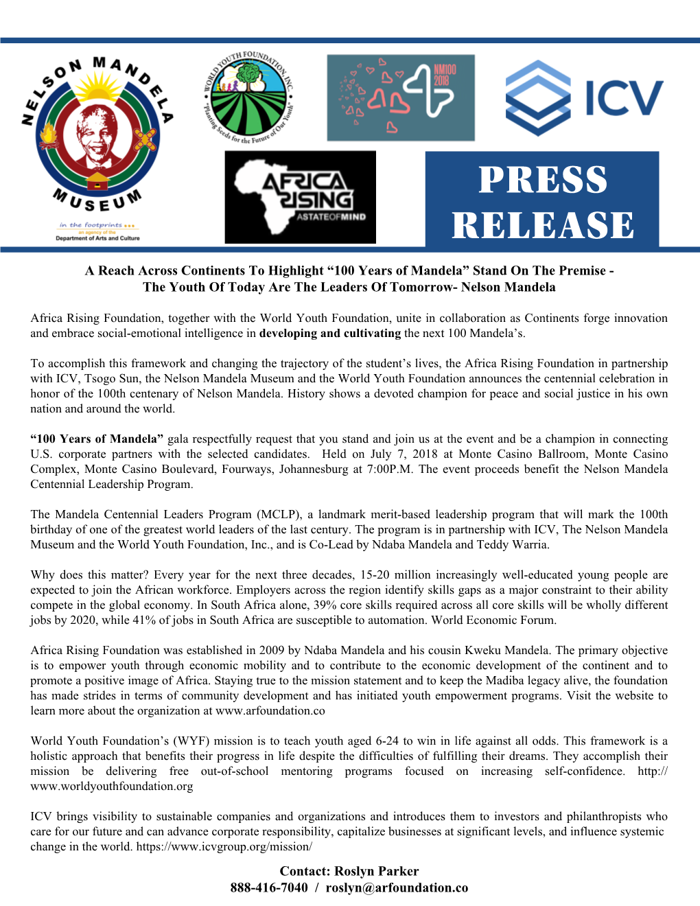 Press Release