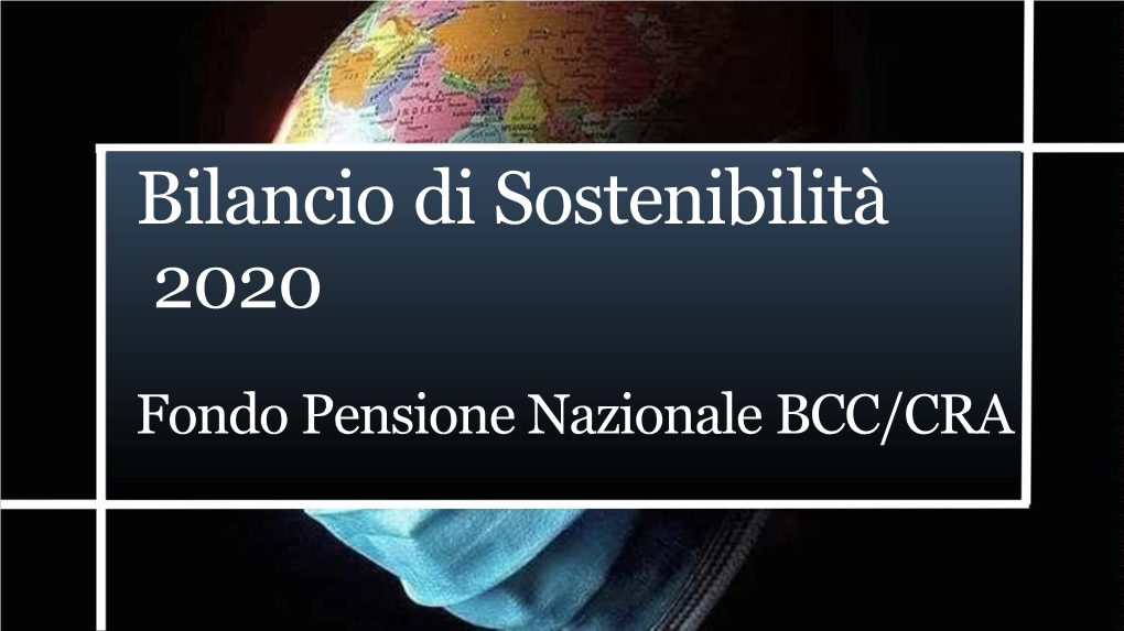 Bilancio Di Sostenibilità 2020