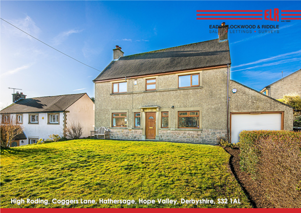 Coggers Lane, Hathersage, S32