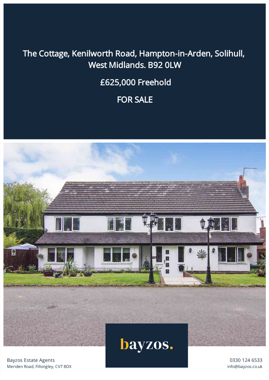 The Cottage, Kenilworth Road, Hampton-In-Arden, Solihull, West Midlands