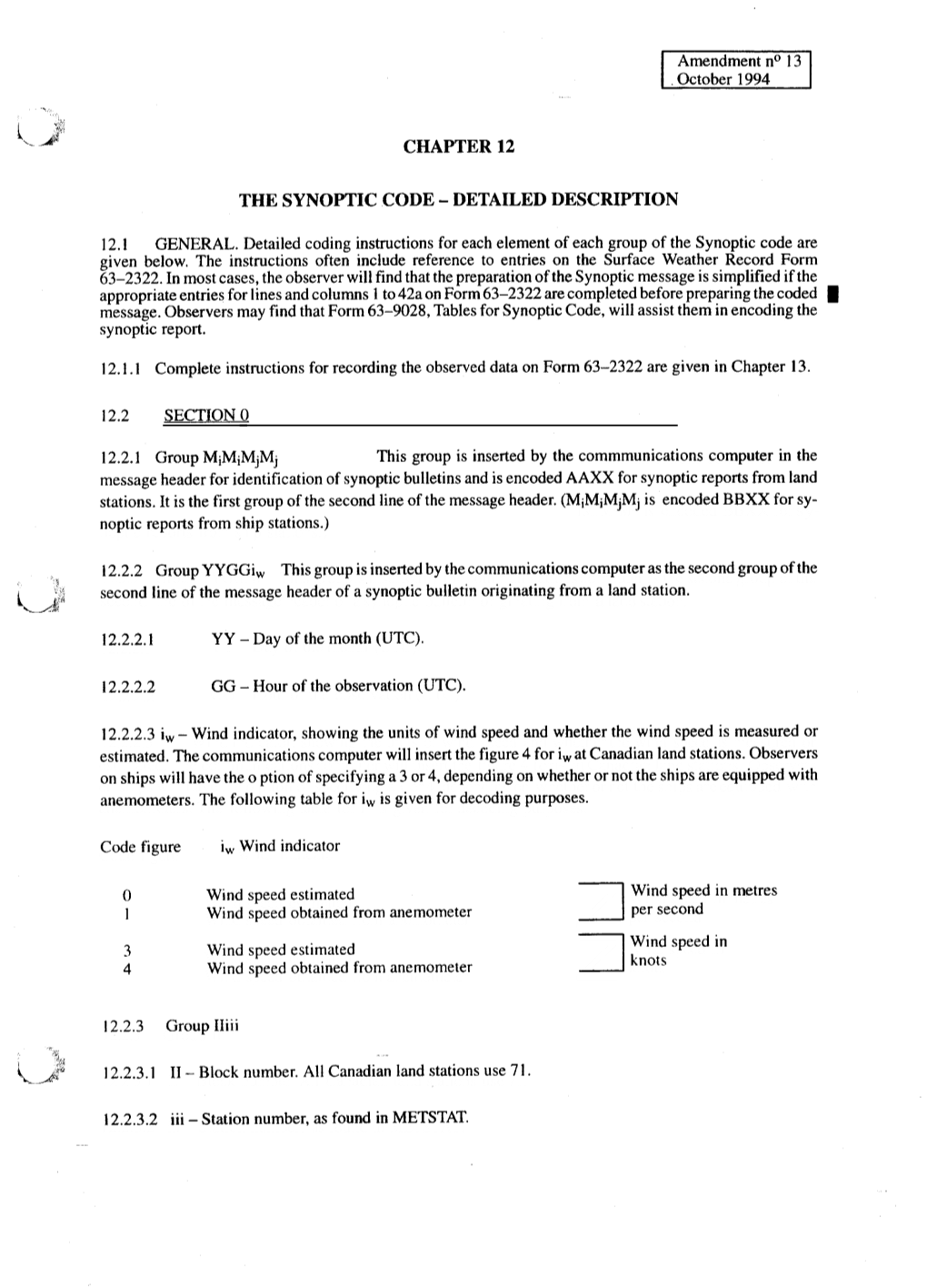 Chapter 12 the Synoptic Code