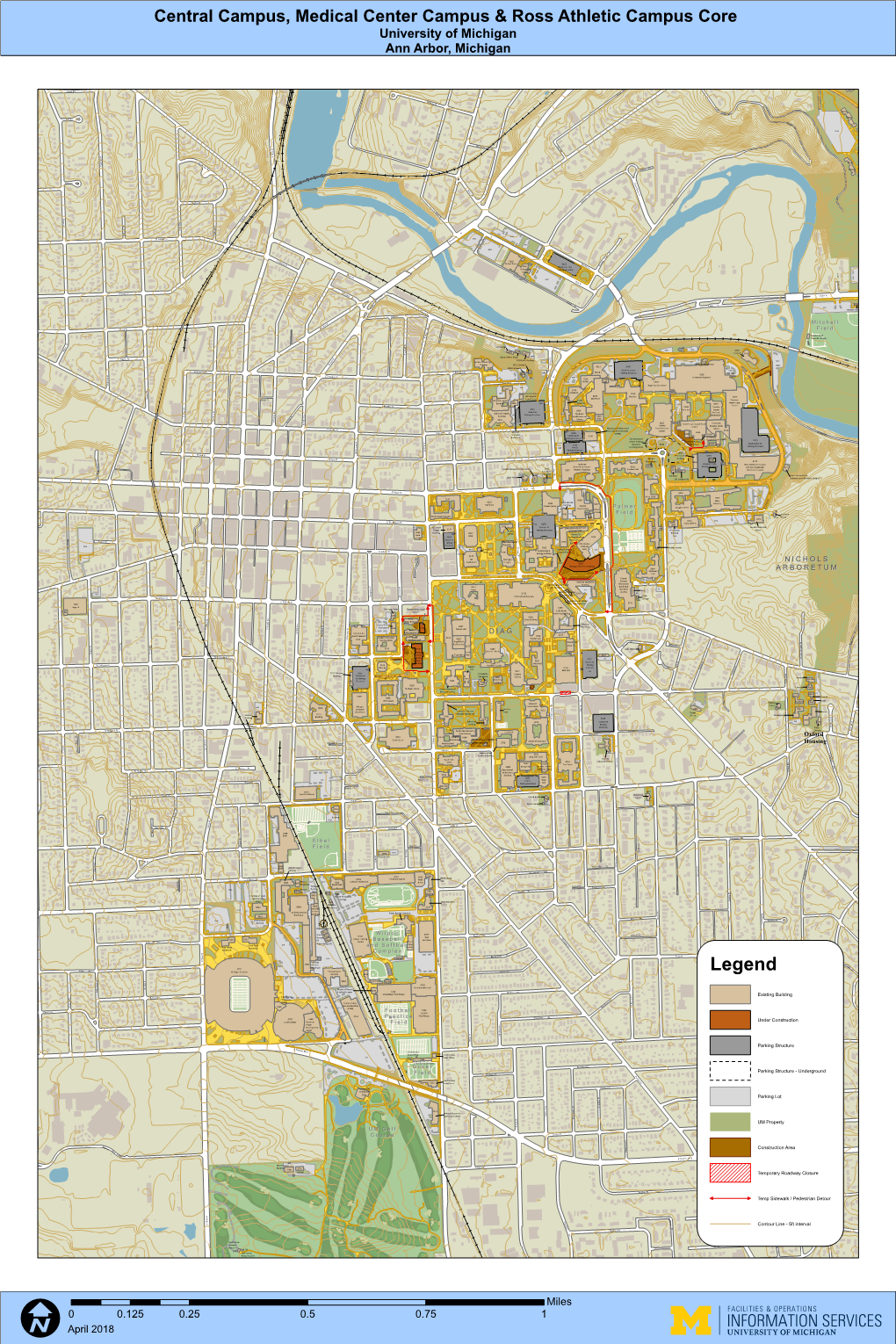 Campus, Medical Center Campus & Ross Athletic Campus Core University of Michigan Ann Arbor, Michigan