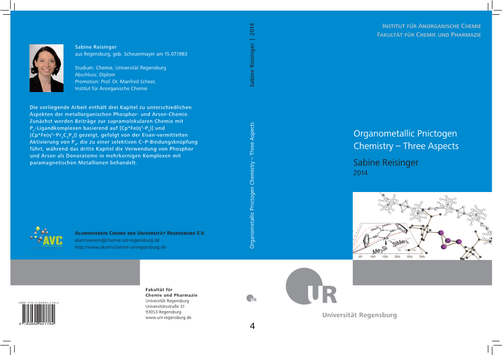 Organometallic Pnictogen Chemistry