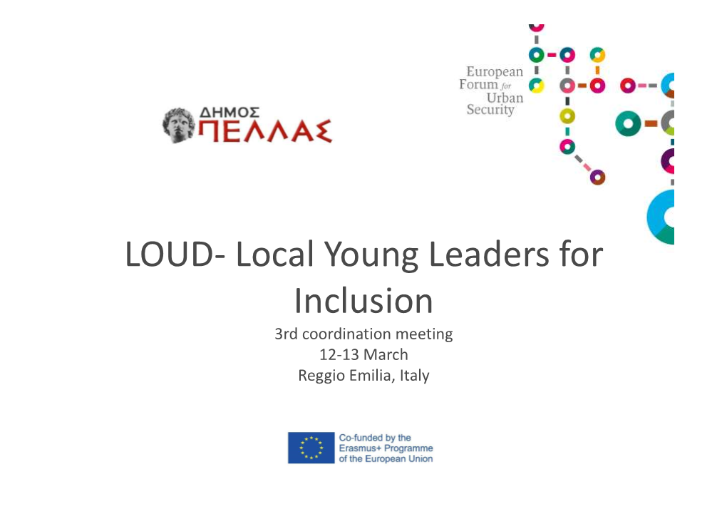 LOUD- Local Young Leaders for Inclusion