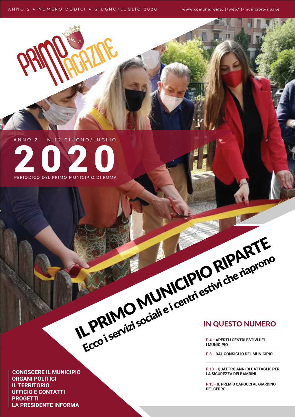 Giugno/Luglio 2020 Editoriale