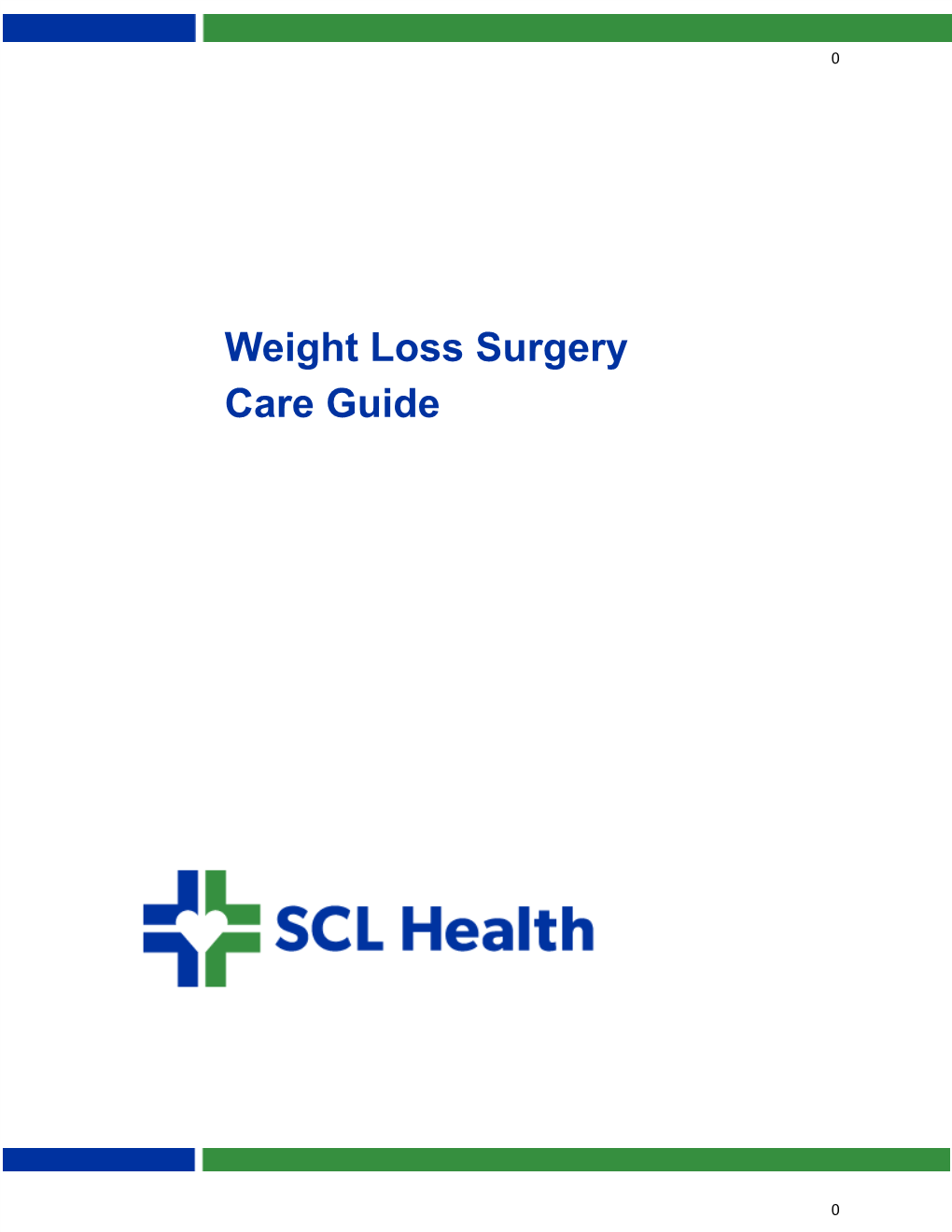 Weight Loss Surgery Care Guide