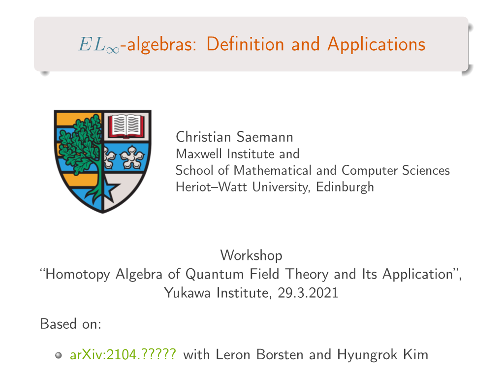 Ghostwhite EL-Algebras: Definition and Applications