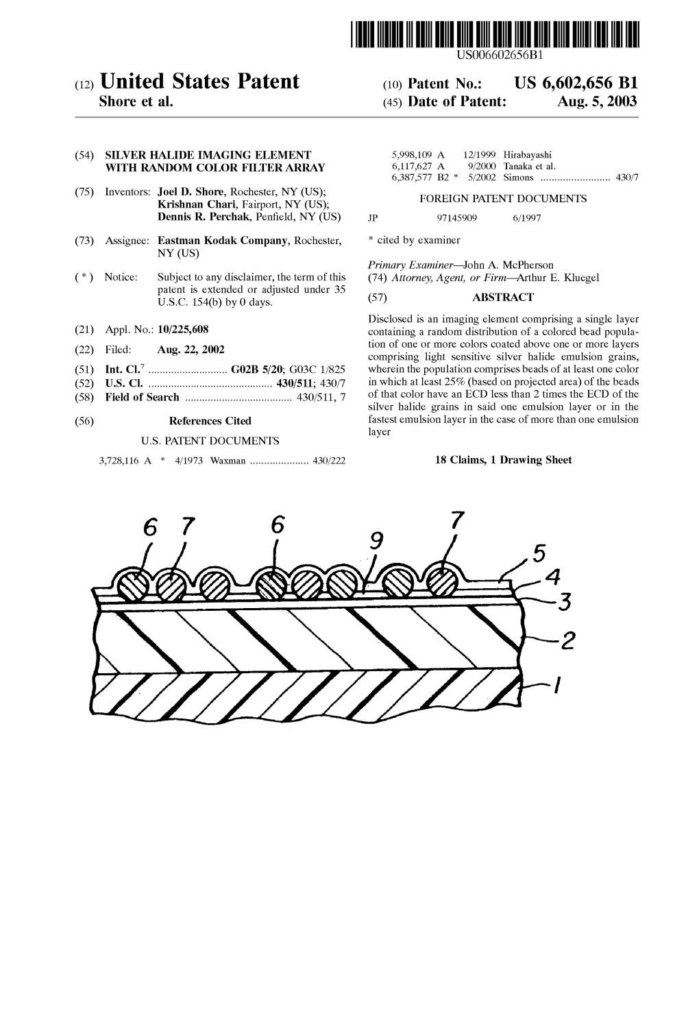 (12) United States Patent (10) Patent No.: US 6,602,656 B1 Shore Et Al