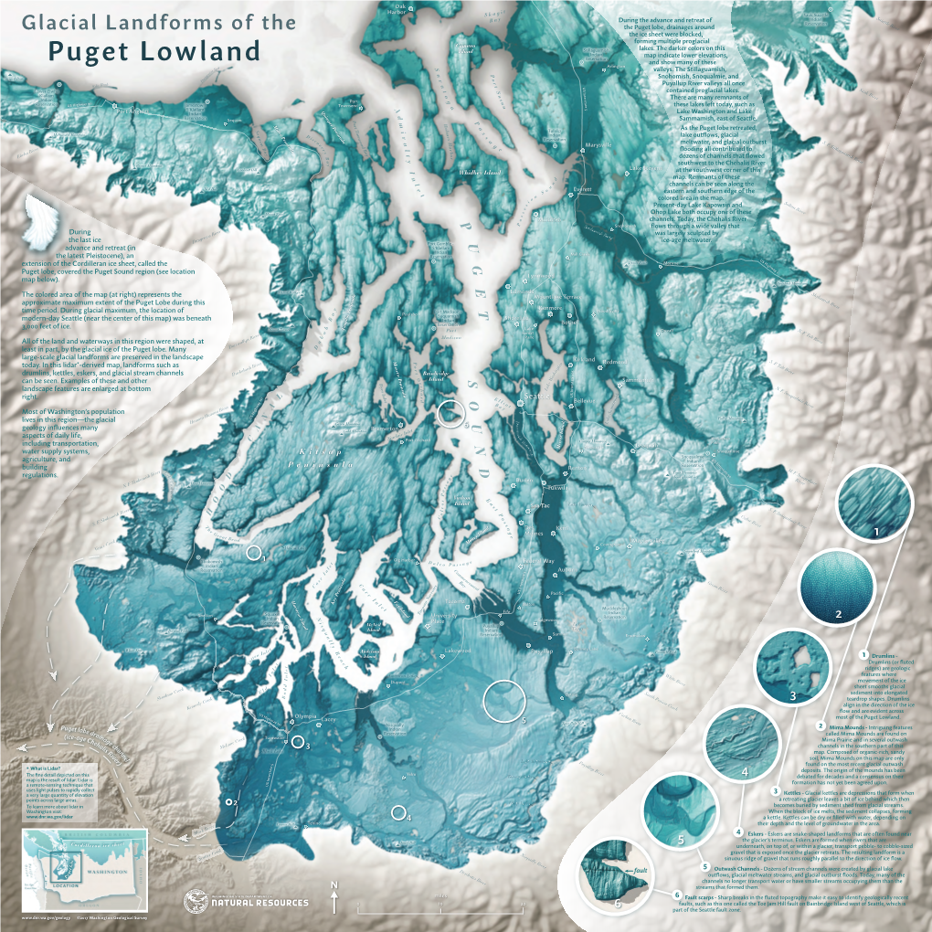 Glacial Landforms of the Puget Lowland