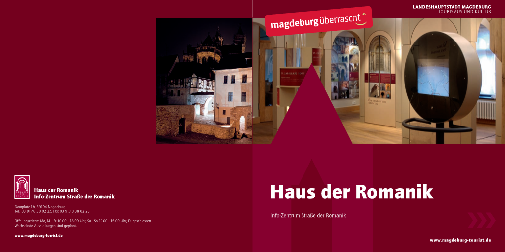 Haus Der Romanik Landeshauptstadt Magdeburg Tourismus Und Kultur