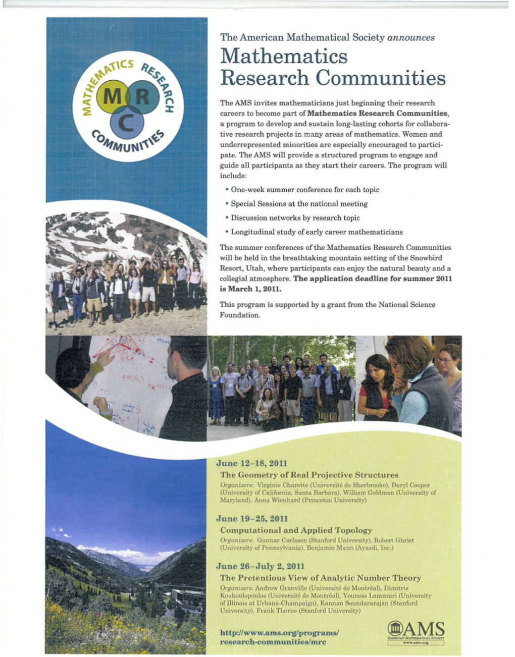 Mathematics Research Communities