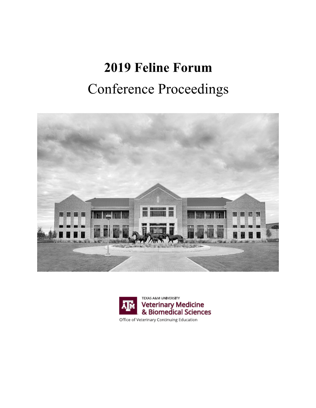 2019 Feline Forum Conference Proceedings