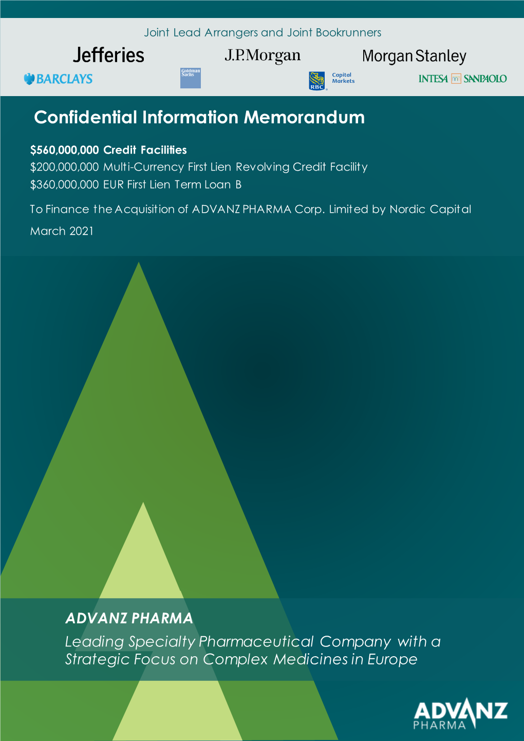 Confidential Information Memorandum