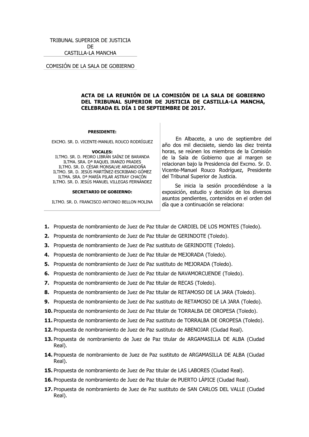 Tribunal Superior De Justicia De Castilla-La Mancha