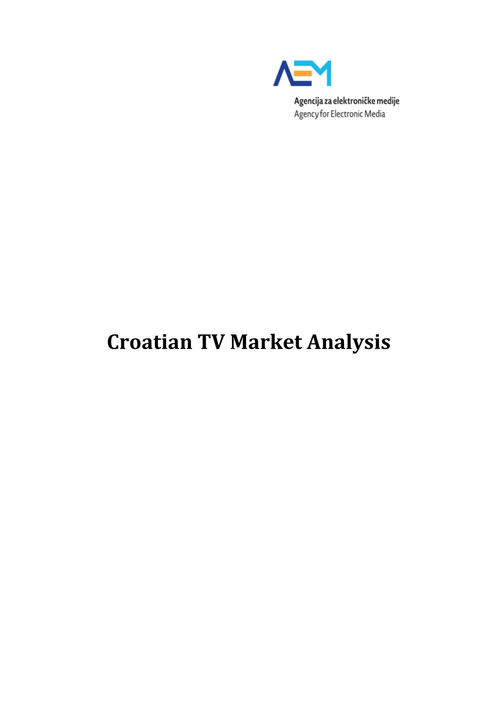 Croatian TV Market Analysis