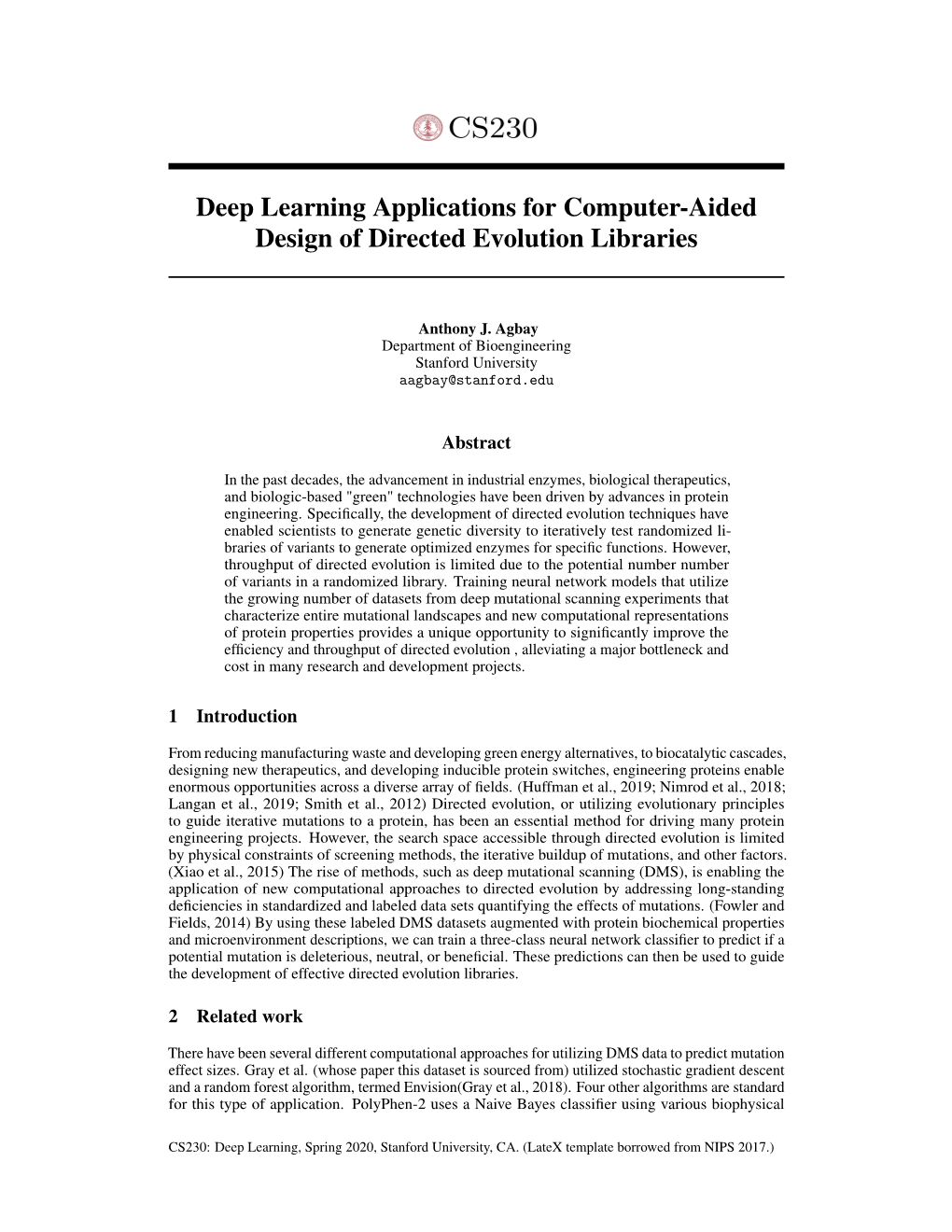 Deep Learning Applications for Computer-Aided Design of Directed Evolution Libraries