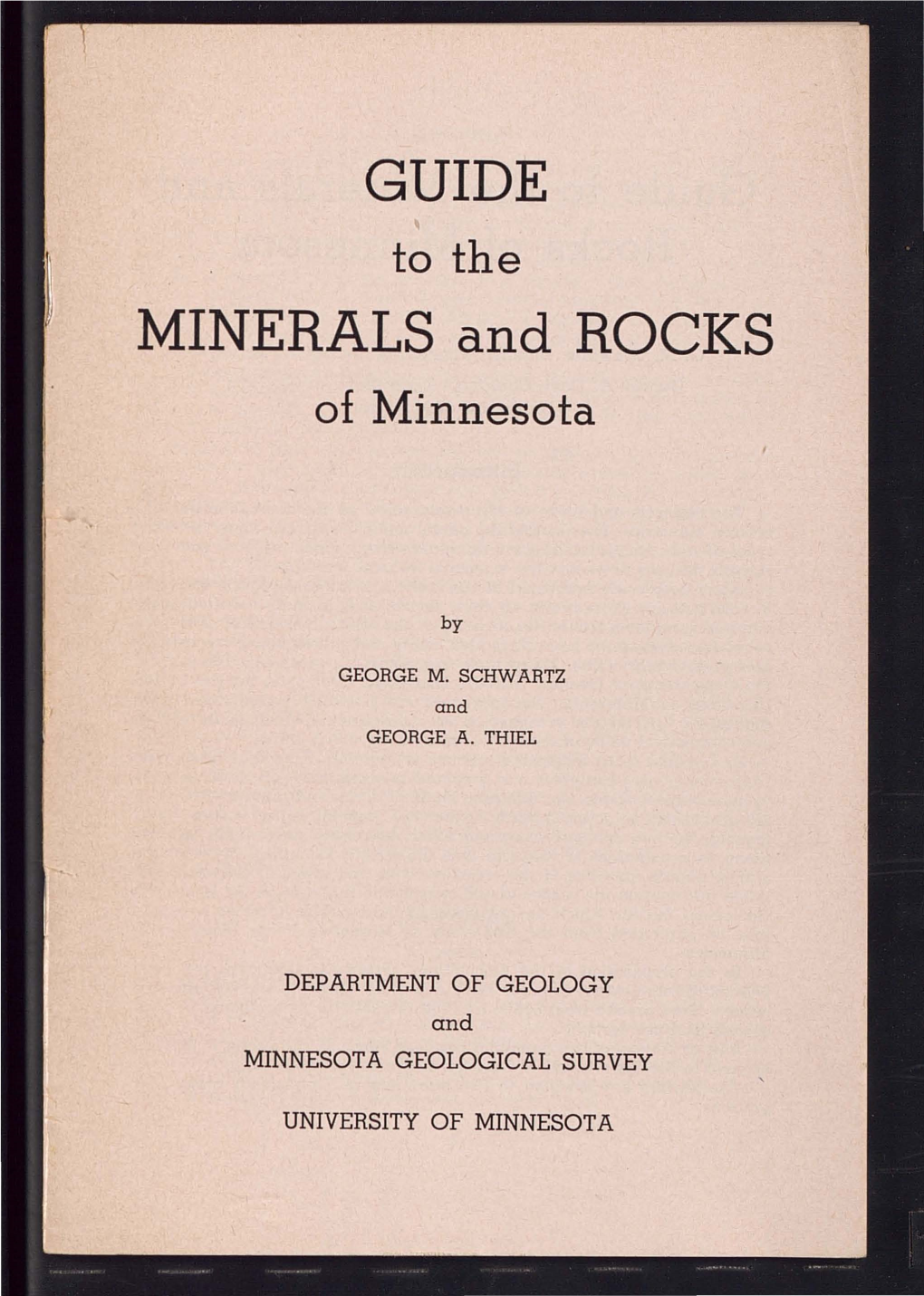 GUIDE MINERALS and ROCKS