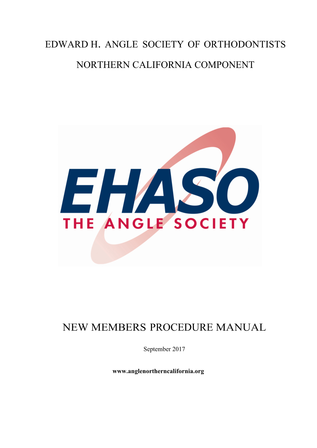 New Members Procedure Manual