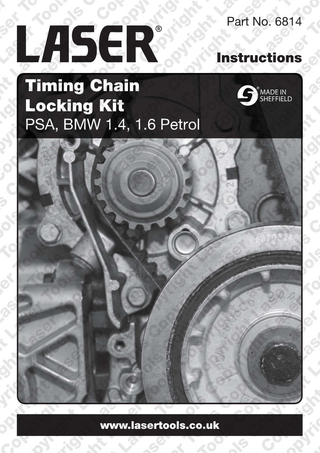 Timing Chain Locking Kit PSA, BMW 1.4, 1.6 Petrol