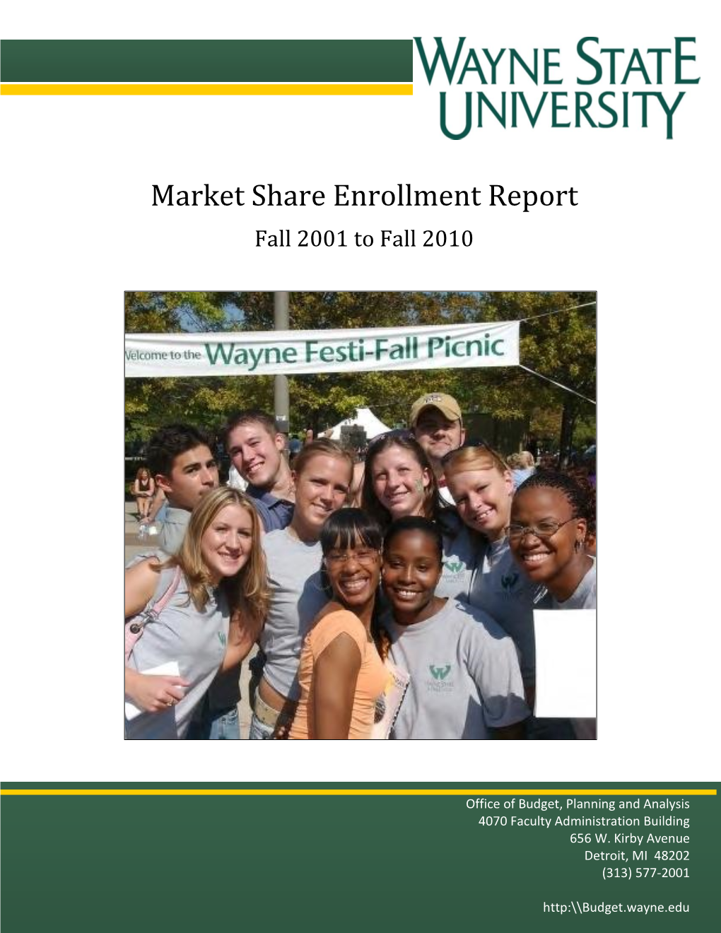 Marketshare Enrollment Report