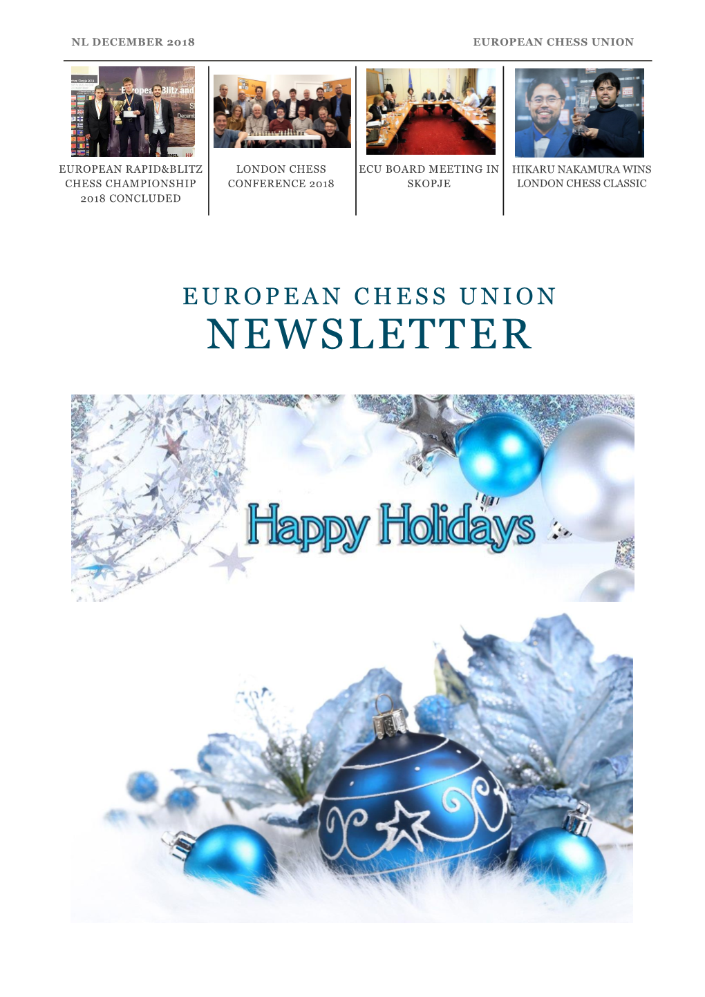 ECU NEWSLETTER December 2018