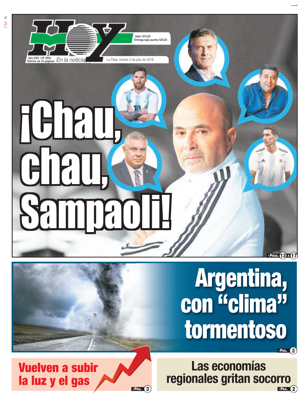 Argentina, Con “Clima” Tormentoso