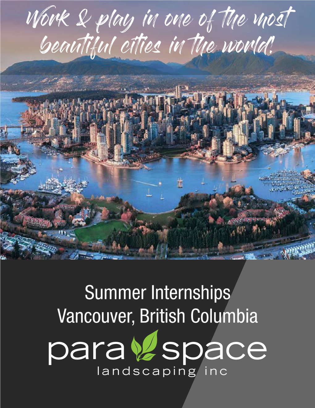 Summer Internships Vancouver, British Columbia