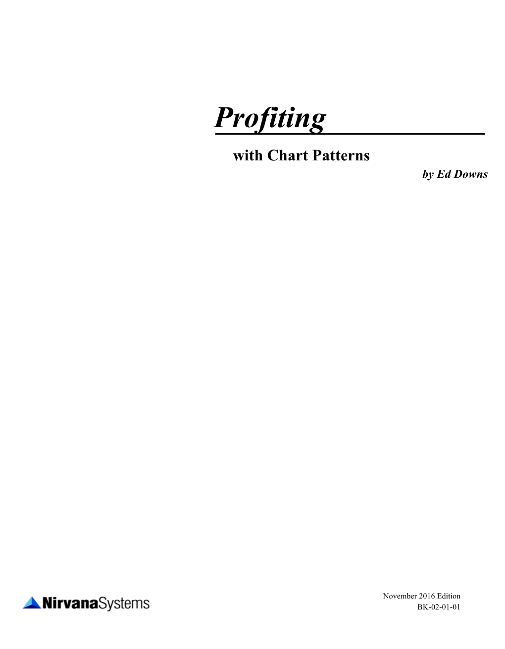 Profiting with Chart Patterns.Book