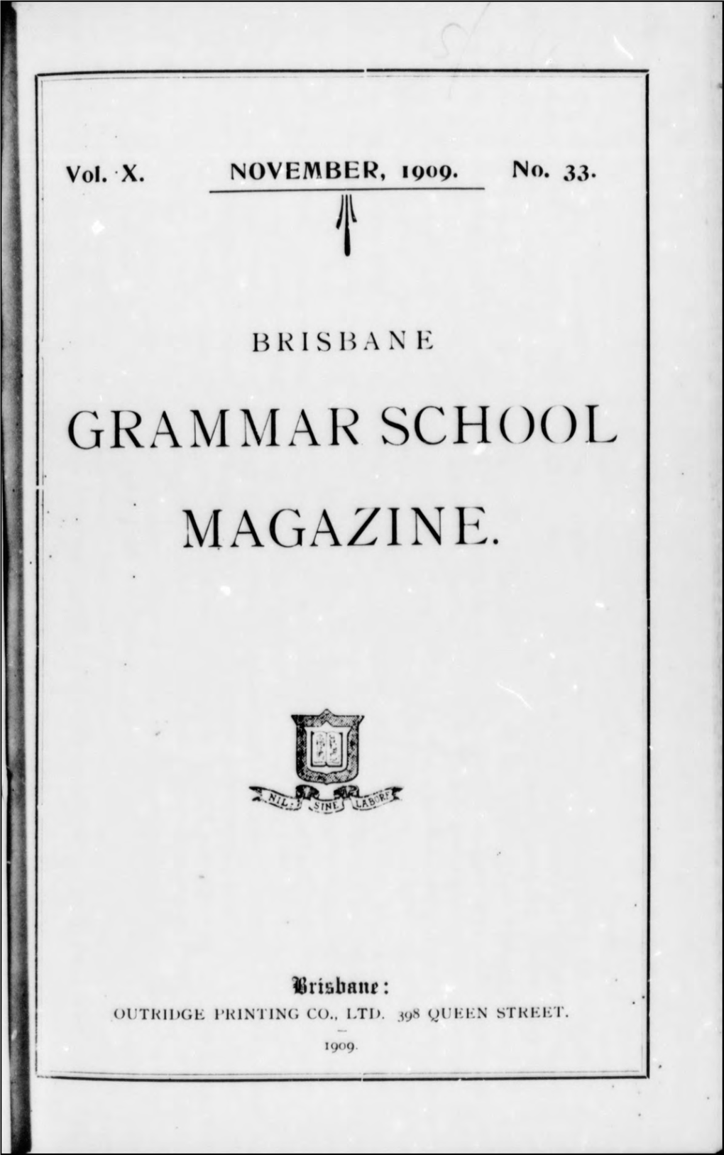 Grammar Sch()(L Magazine