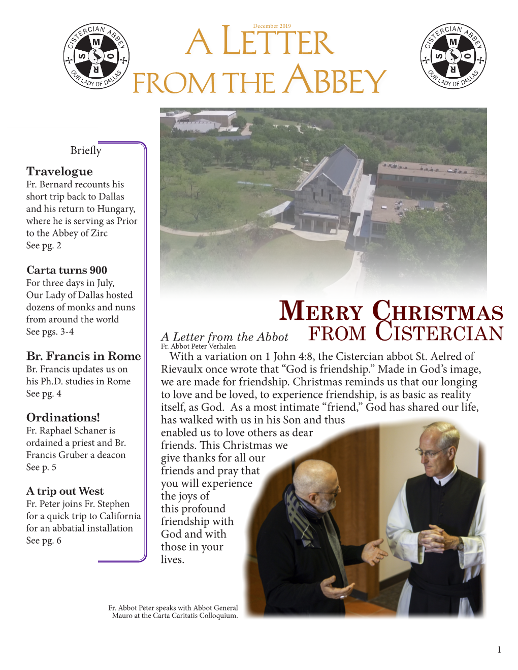 A Letter from Theabbey