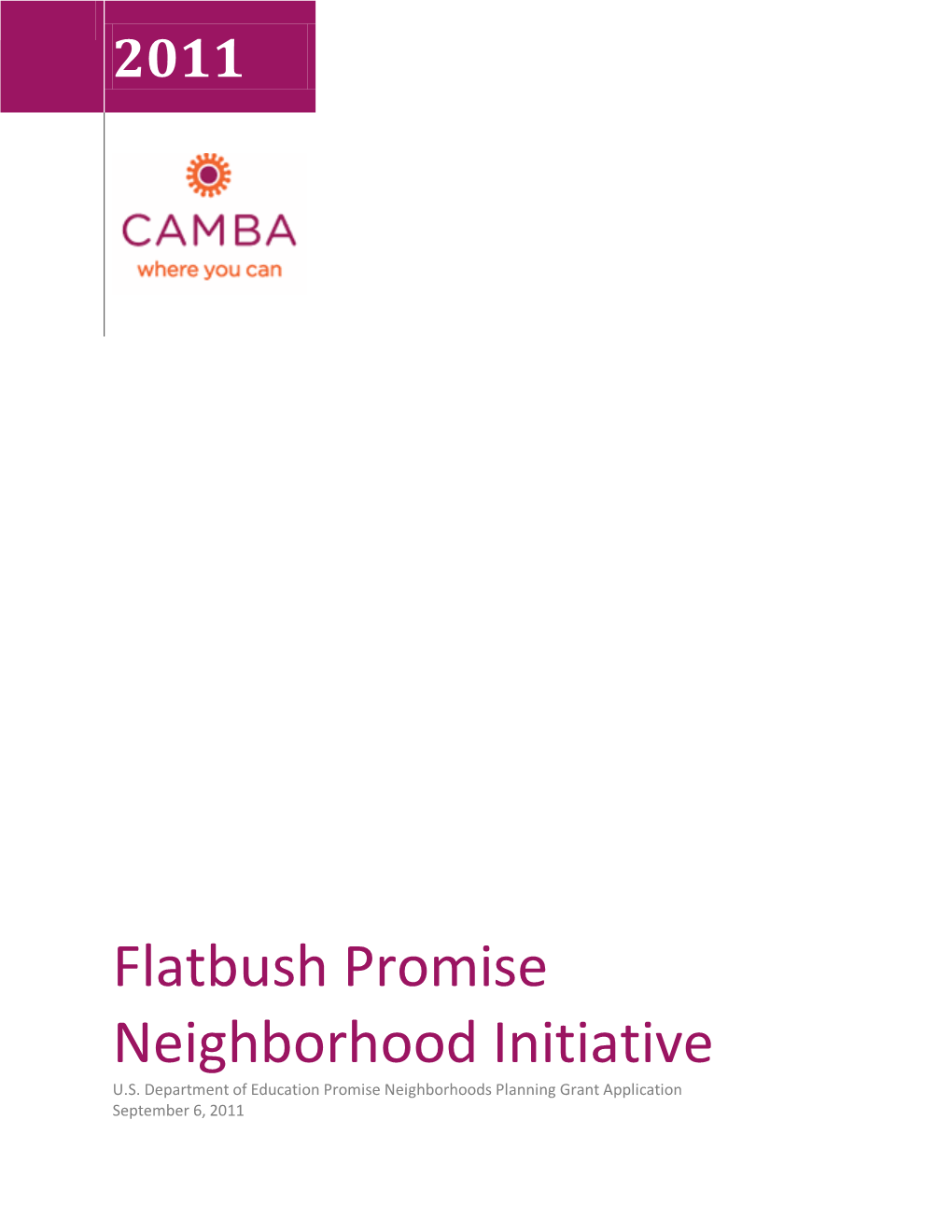 Flatbush Promise Neighborhood Initiative U.S