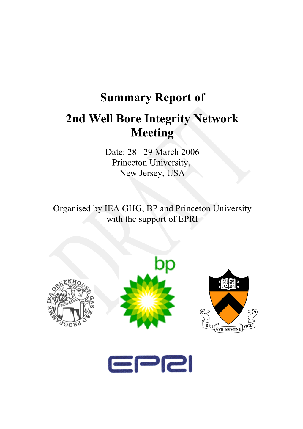 International Research Network on Well Bore Integrity