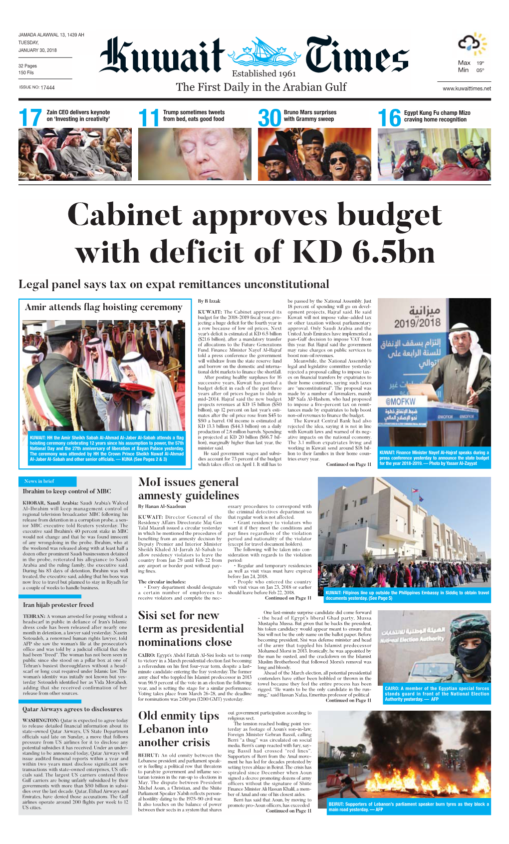 Kuwaittimes 30-1-2018 .Qxp Layout 1