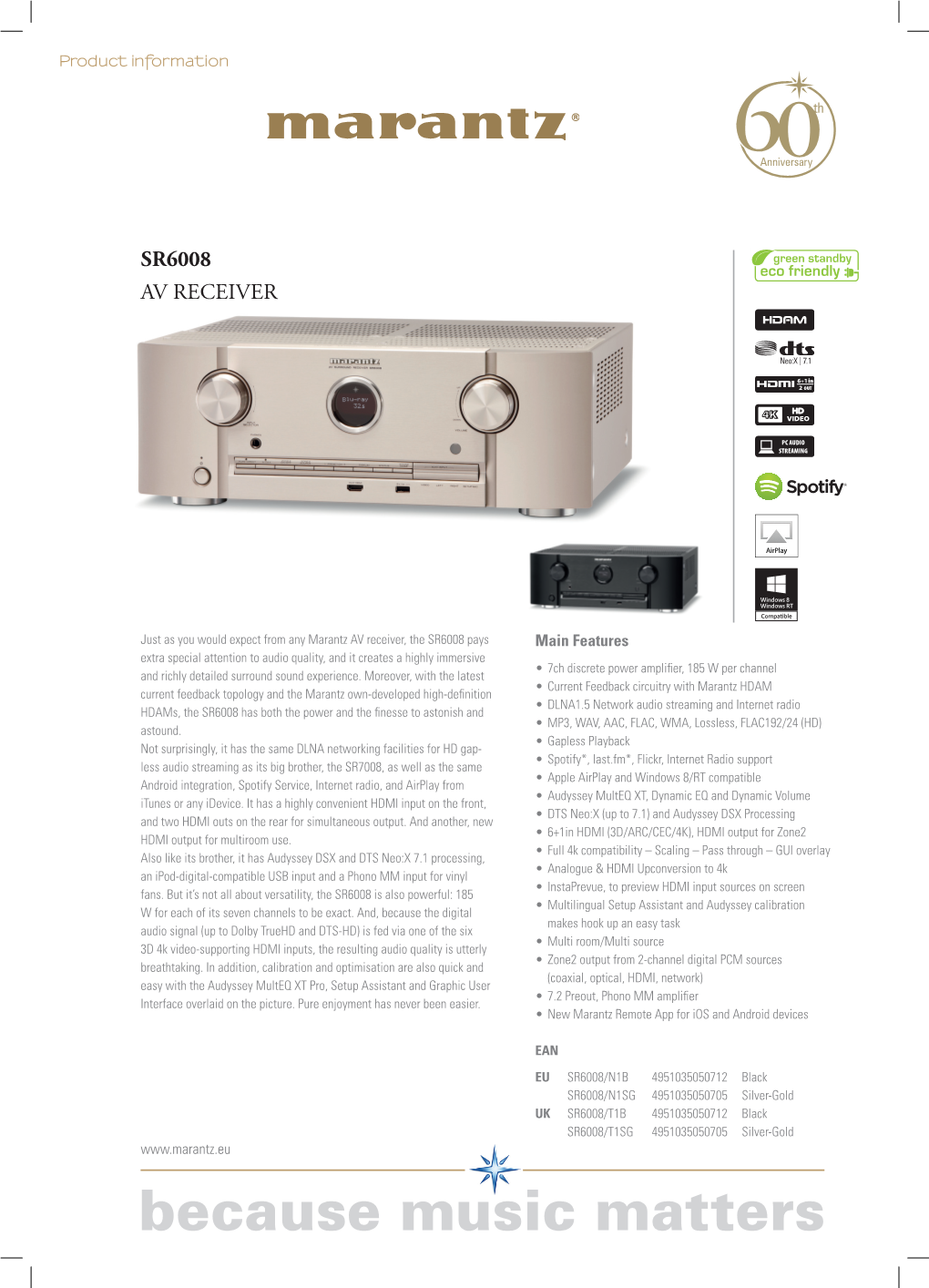 Sr6008 Av Receiver