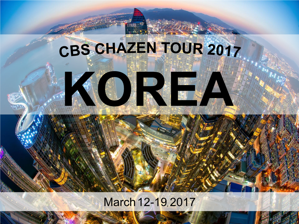 March12-19, 2017 Trip Organizers