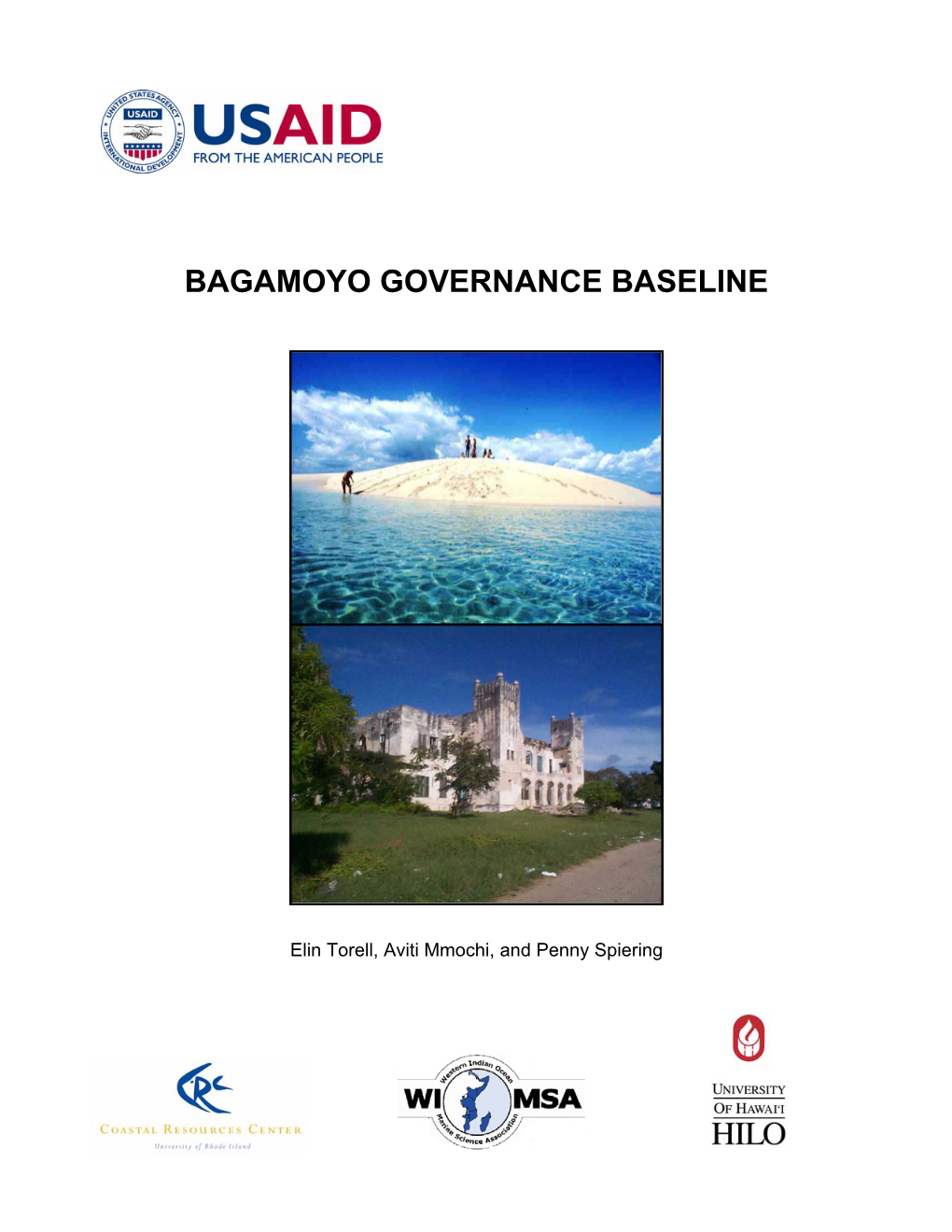 Bagamoyo Governance Baseline