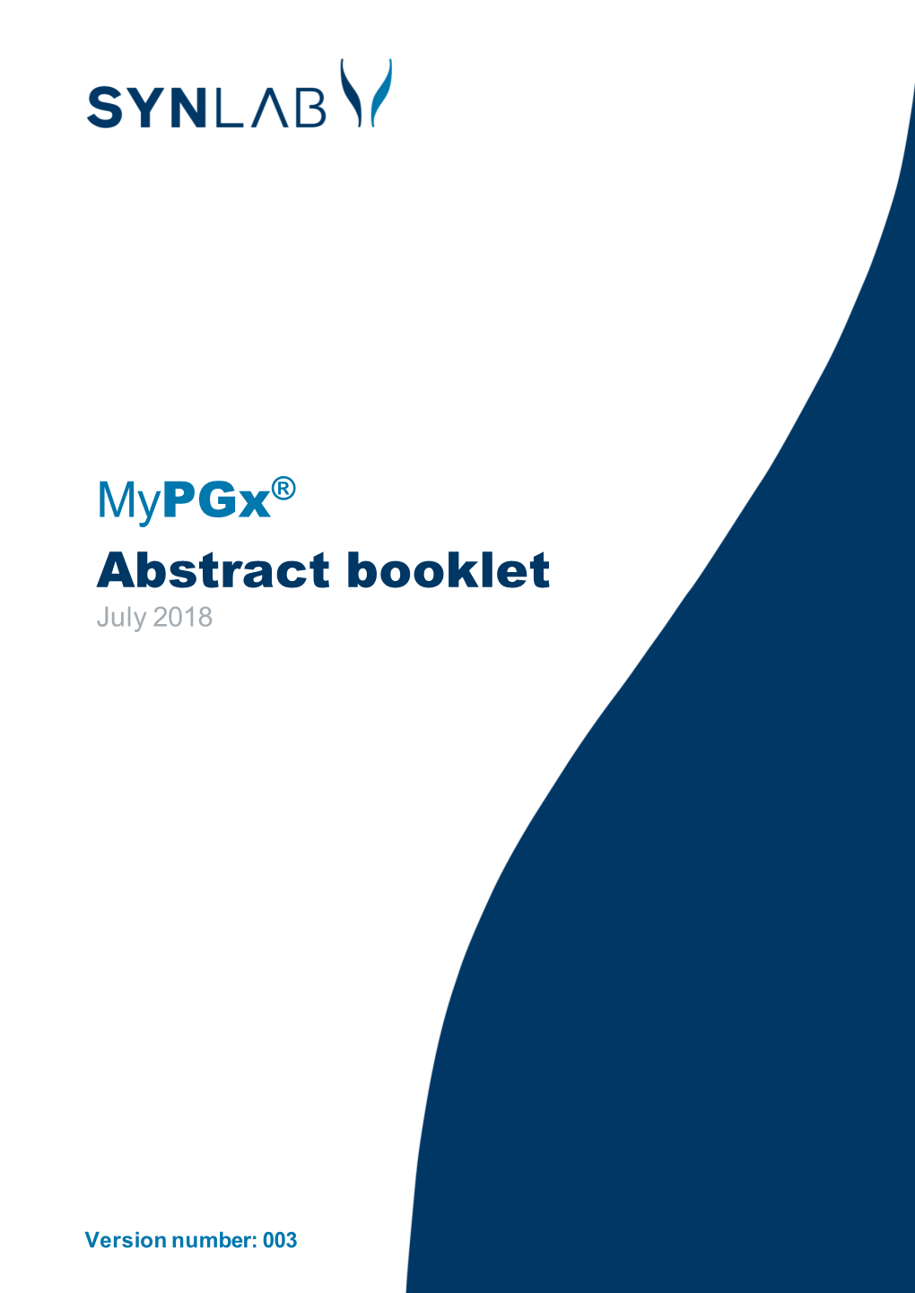 Mypgx Abstract Booklet