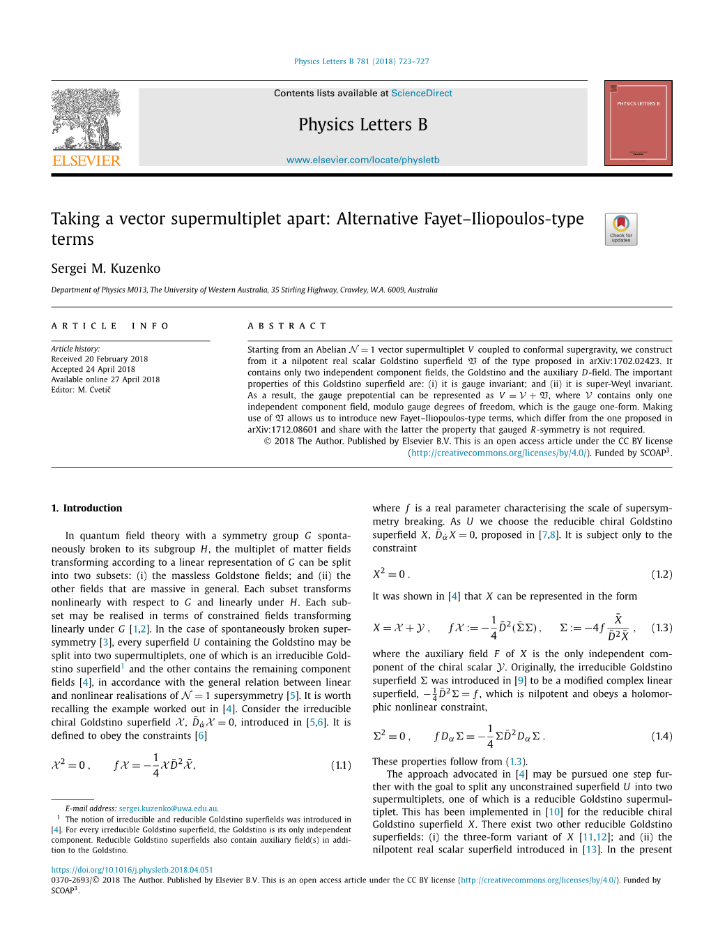 Taking a Vector Supermultiplet Apart: Alternative Fayet–Iliopoulos-Type Terms