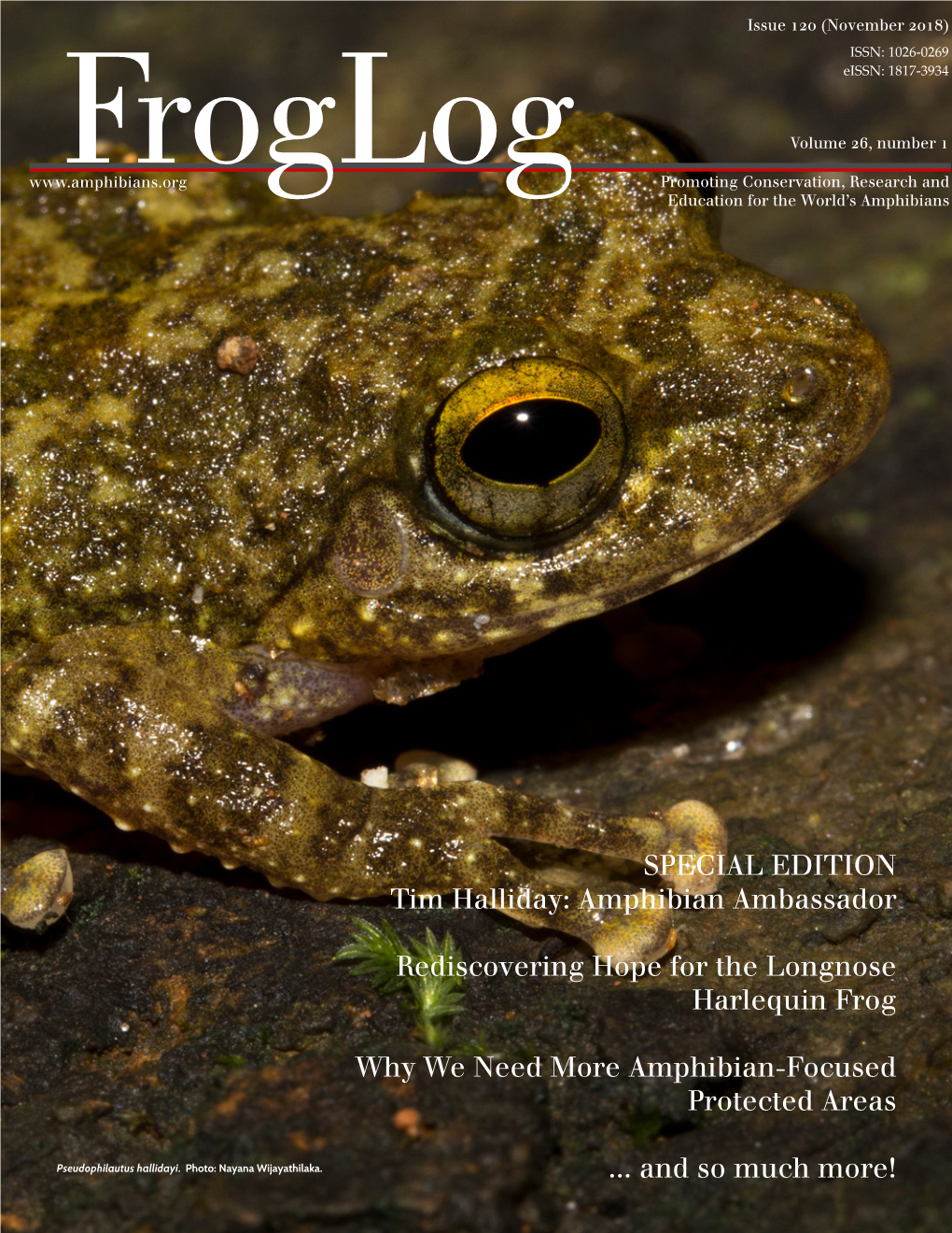 SPECIAL EDITION Tim Halliday: Amphibian Ambassador