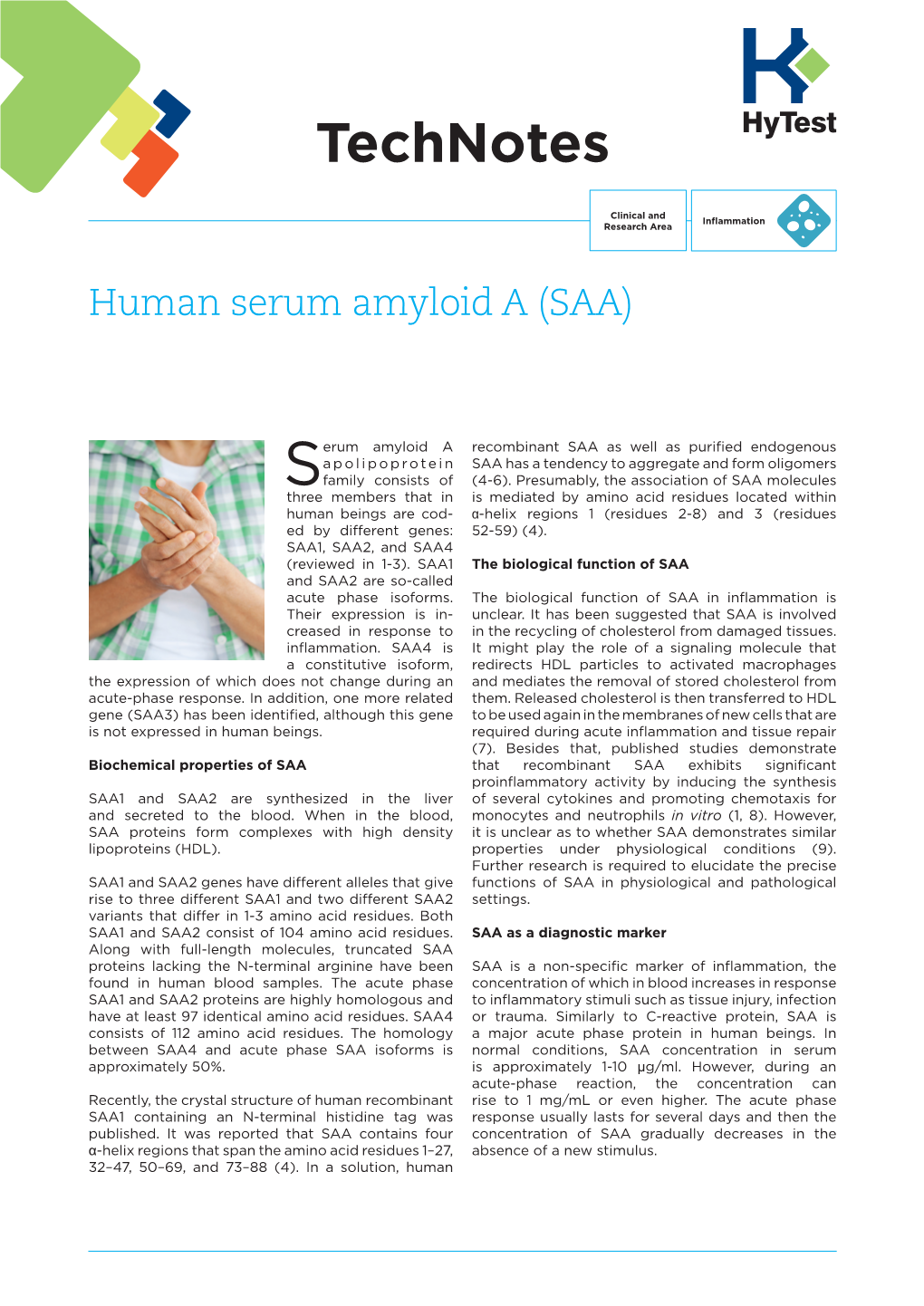 Human Serum Amyloid a (SAA)