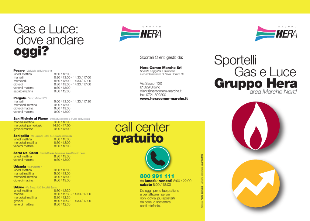 Gas E Luce Sportelli Gruppo Hera Call Center Gratuito