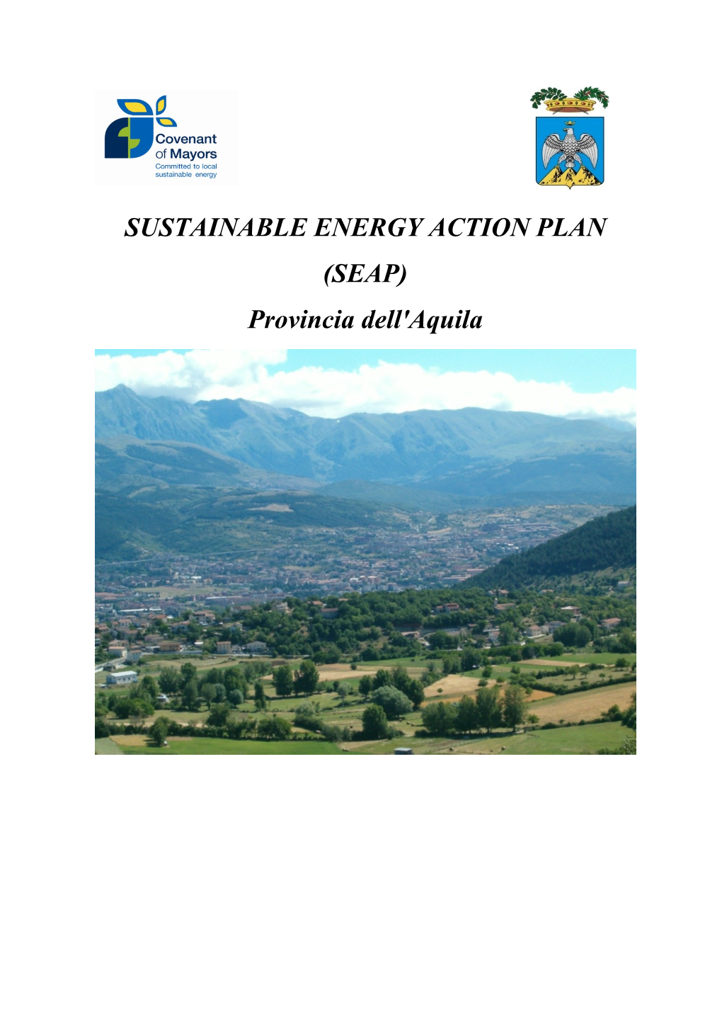 SUSTAINABLE ENERGY ACTION PLAN (SEAP) Provincia Dell'aquila