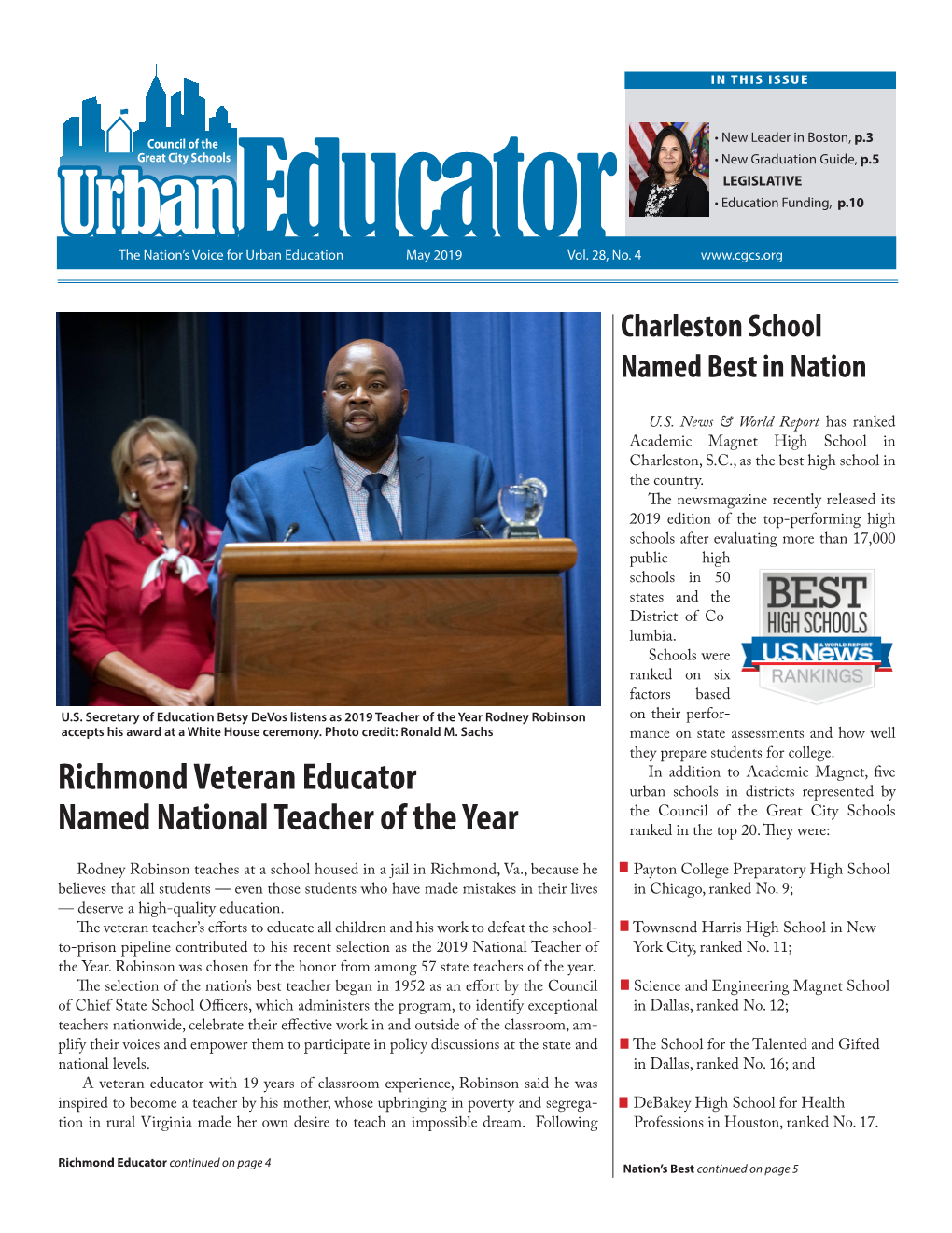 Richmond Veteran Educator Named National Teacher of the Year