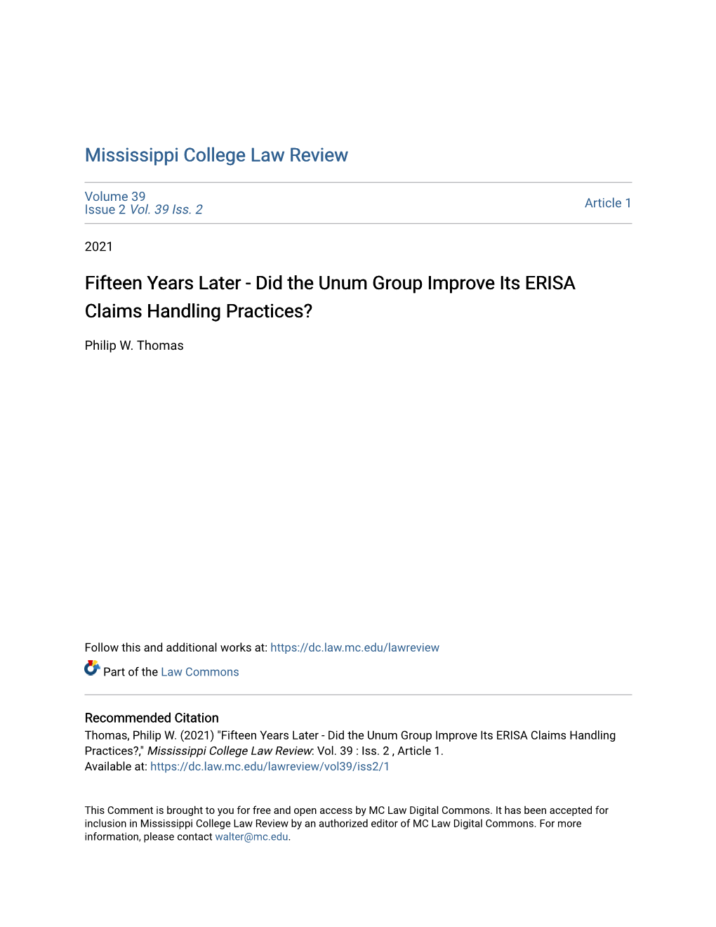 Did the Unum Group Improve Its ERISA Claims Handling Practices?