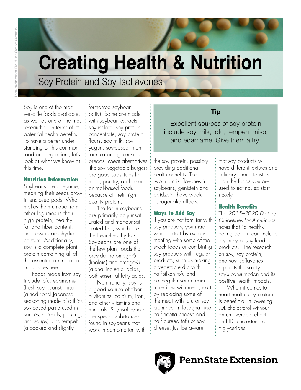 Creating Health & Nutrition