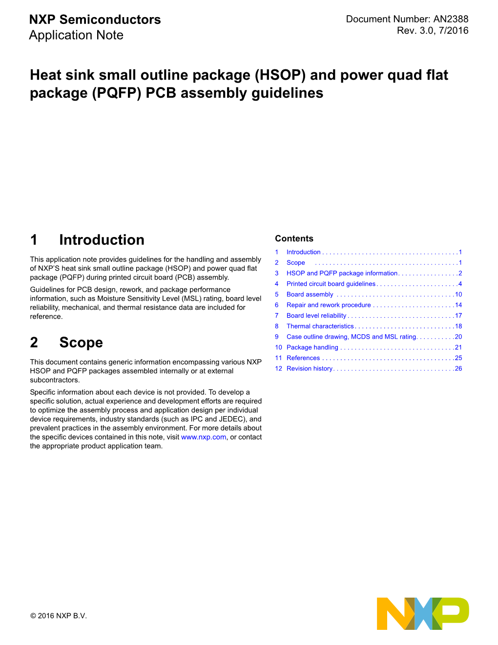 (HSOP) and Power Quad Flat Package (PQFP) PCB Assembly Guidelines